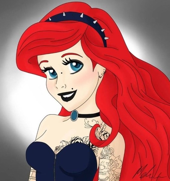 ariel the little mermaid punk tumblr