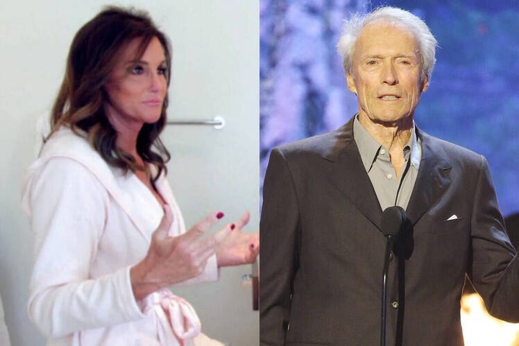Caitlyn jenner clint eastwood split diss