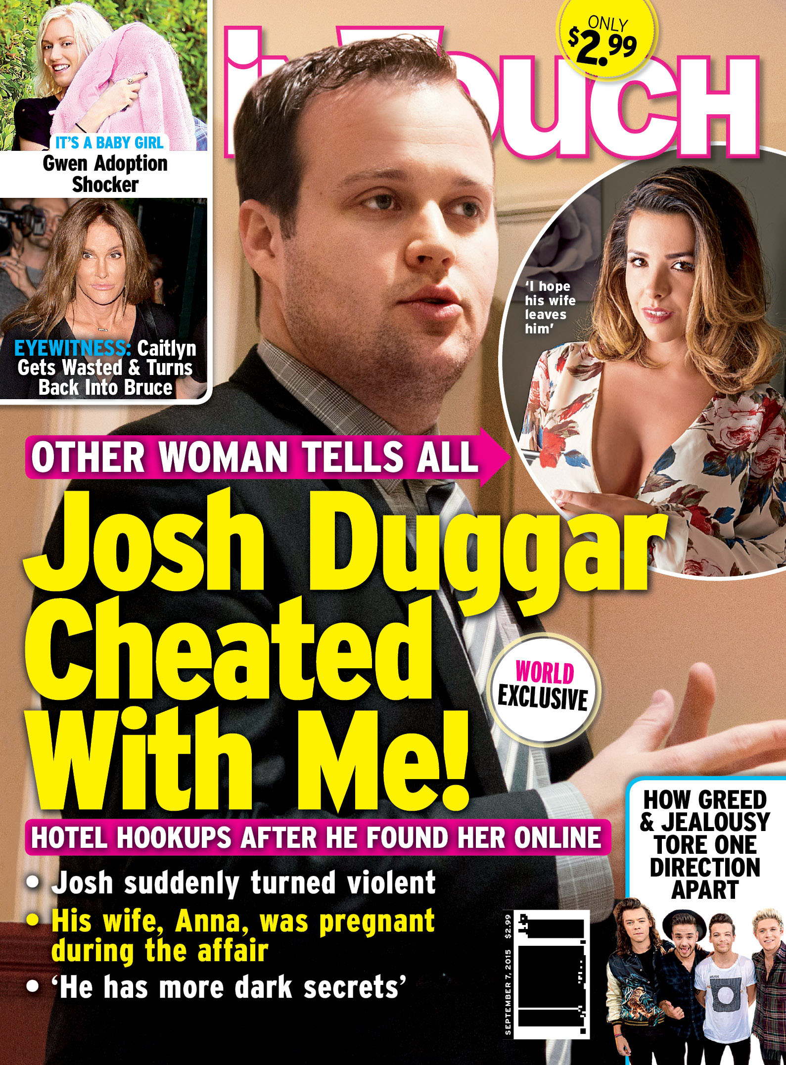 “josh Duggar Cheated With Me” Woman Tells All About Their Two Sexual Encounters In Touch 