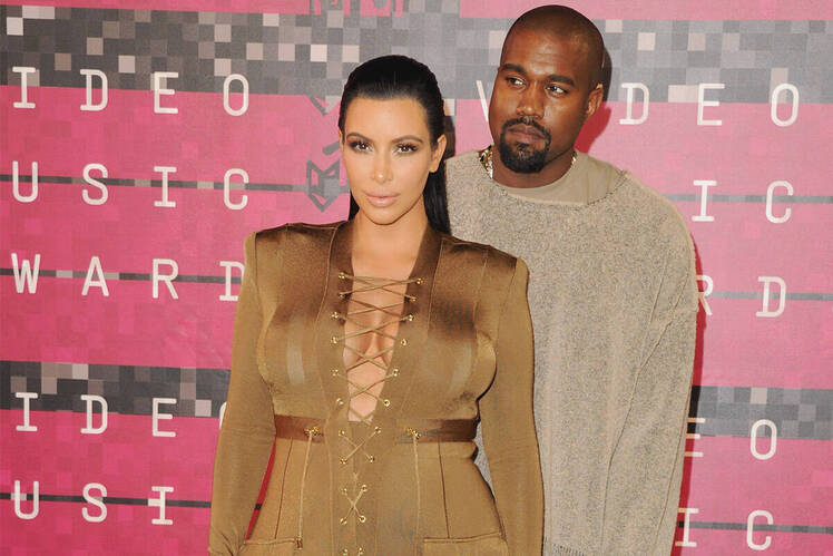 Kim kardashian kanye west baby