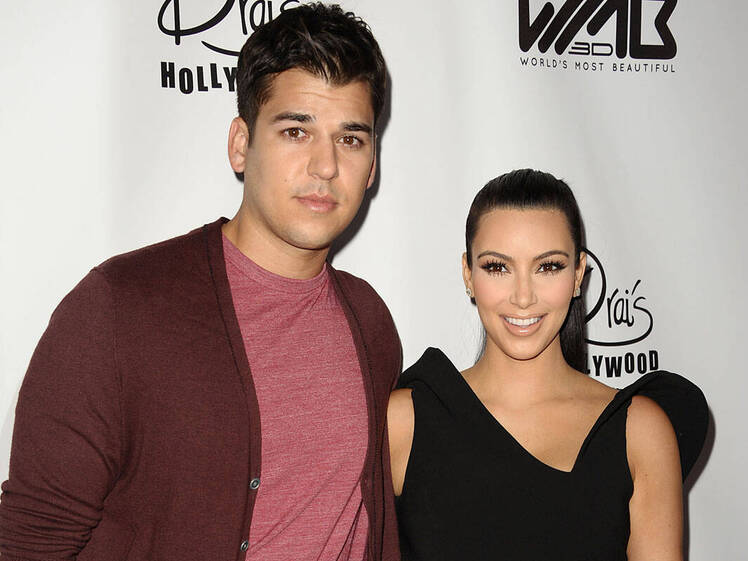 Rob Kardashian and Kim Kardashian