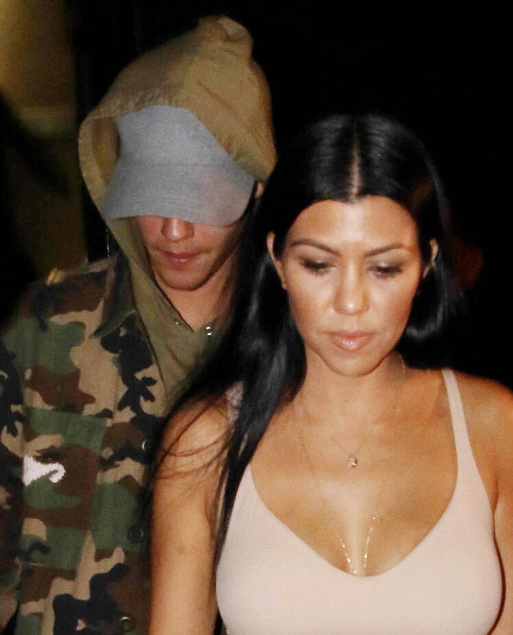 kourtney kardashian and justin bieber