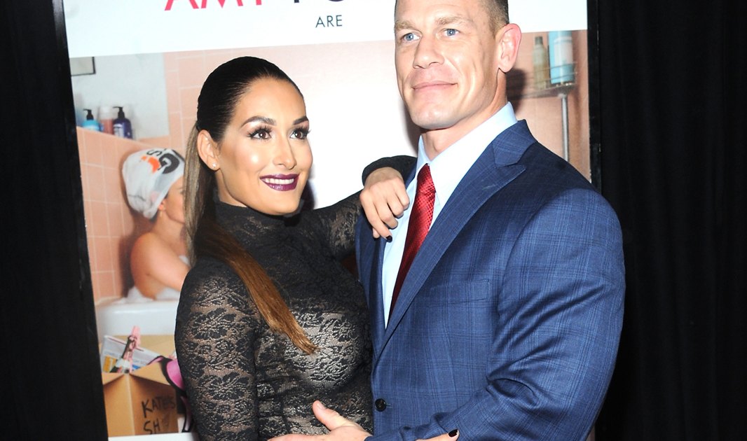 Total Divas: Nikki Bella and John Cena reenact a scene from The