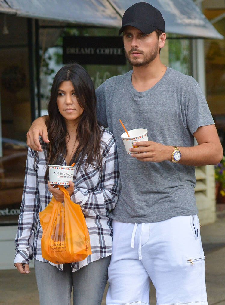 scott and kourtney getty 2014 yogurt