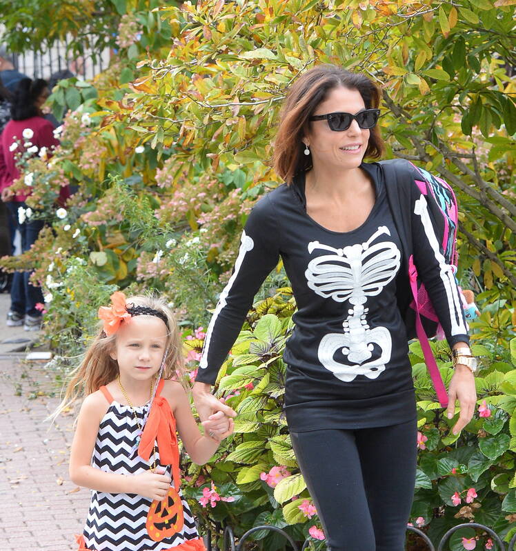 bethenny frankel and daughter bryn hoppy october 2015 getty