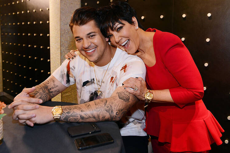 Rob kardashian kris jenner