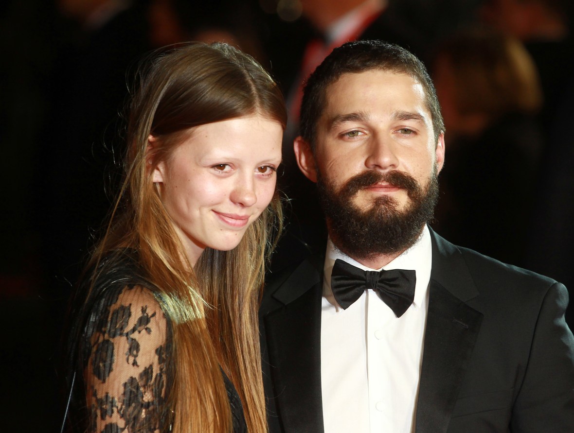 Shia LaBeouf and Mia Goth Are Reportedly Engaged - In Touch Weekly