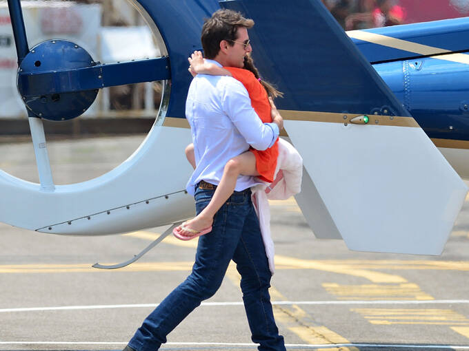 suri and tom cruise getty images