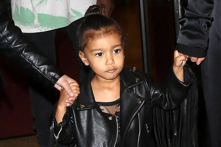 North west hair snapchat