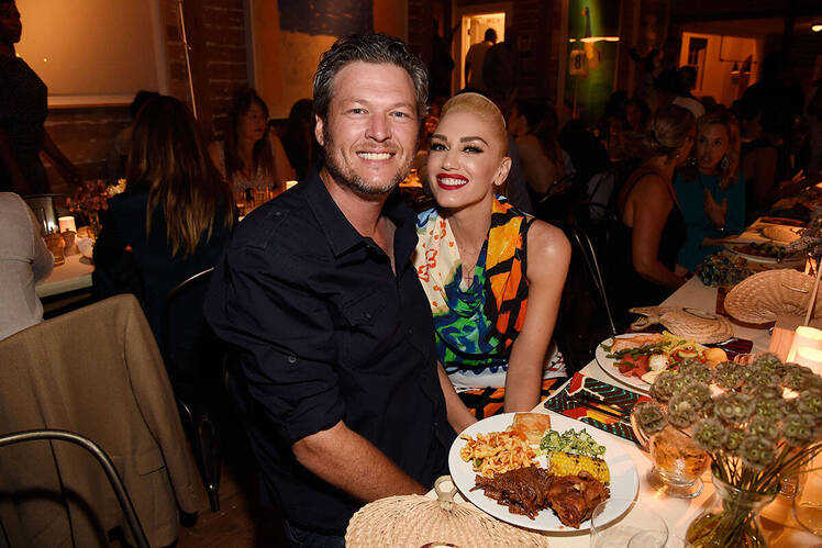 Gwen stefani blake shelton getty