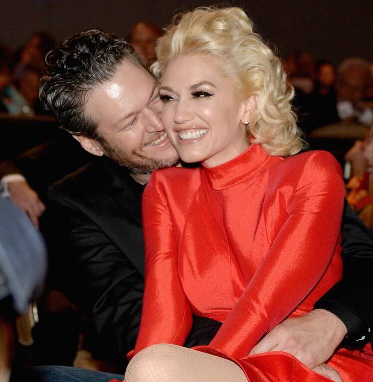 gwen stefani blake shelton getty images