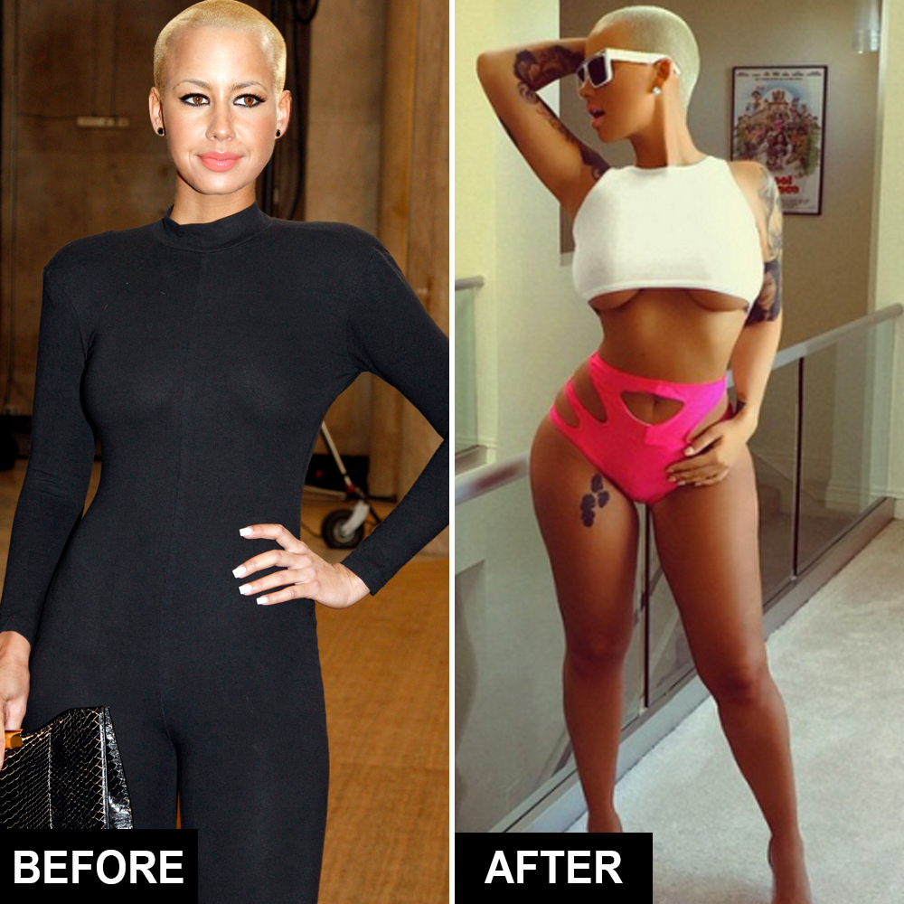 Then-and-Now Photos of Celebrities Who Use Waist Trainers