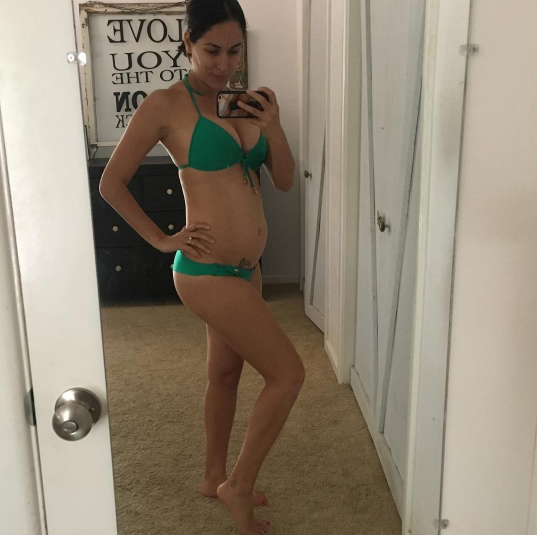 Nikki Bella Showing Off Her Baby Bump After Pregnancy Reveal