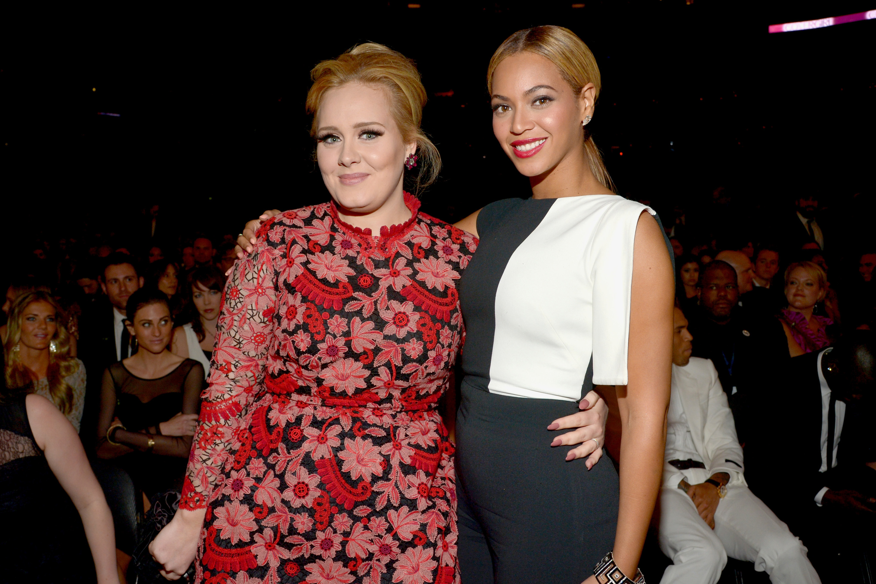 Adele Breaks Her Grammy For Album Of The Year in Half