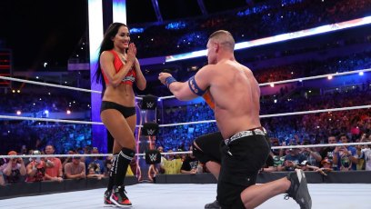 408px x 230px - Nikki Bella Got Caught in the Middle of John Cena and Brie Bella's Fight
