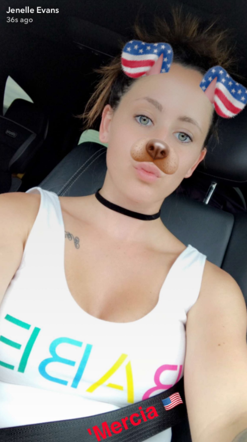 Teen Mom 2 Star Jenelle Evans Sparks Pregnancy Rumors On Snapchat