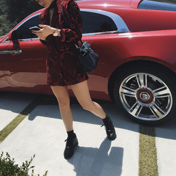 Kylie Jenner Car Interior Famous Person