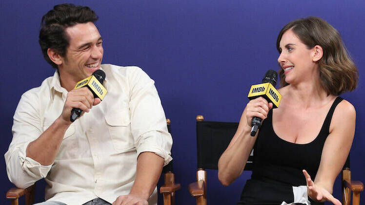 alison brie james franco getty images alison brie james franco getty images