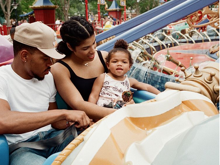 chance the rapper girlfriend and daughter