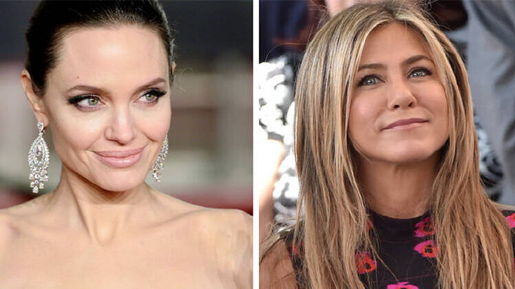 Angelina jolie jen aniston dinner date