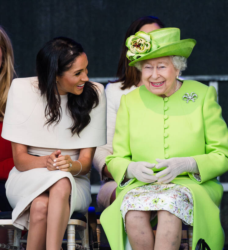 meghan markle queen elizabeth getty images