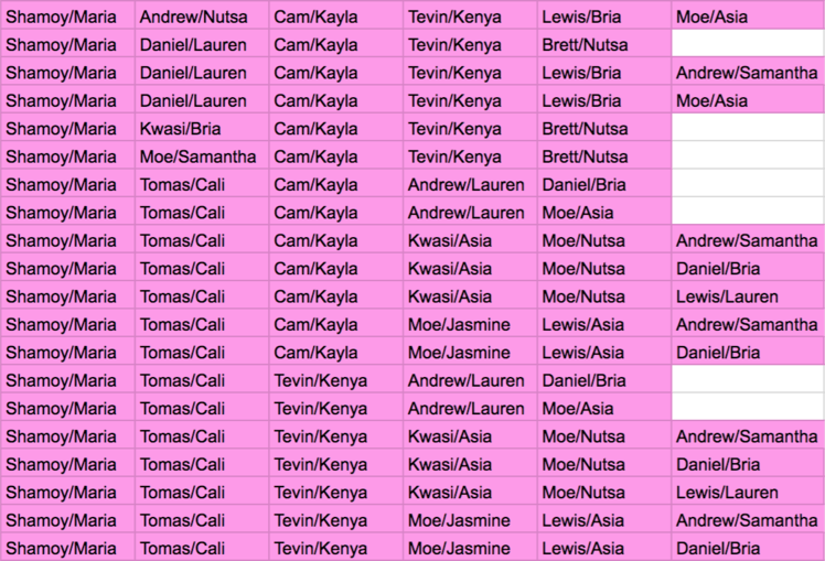 are you the one season 7 episode 10 power couple perfect matches