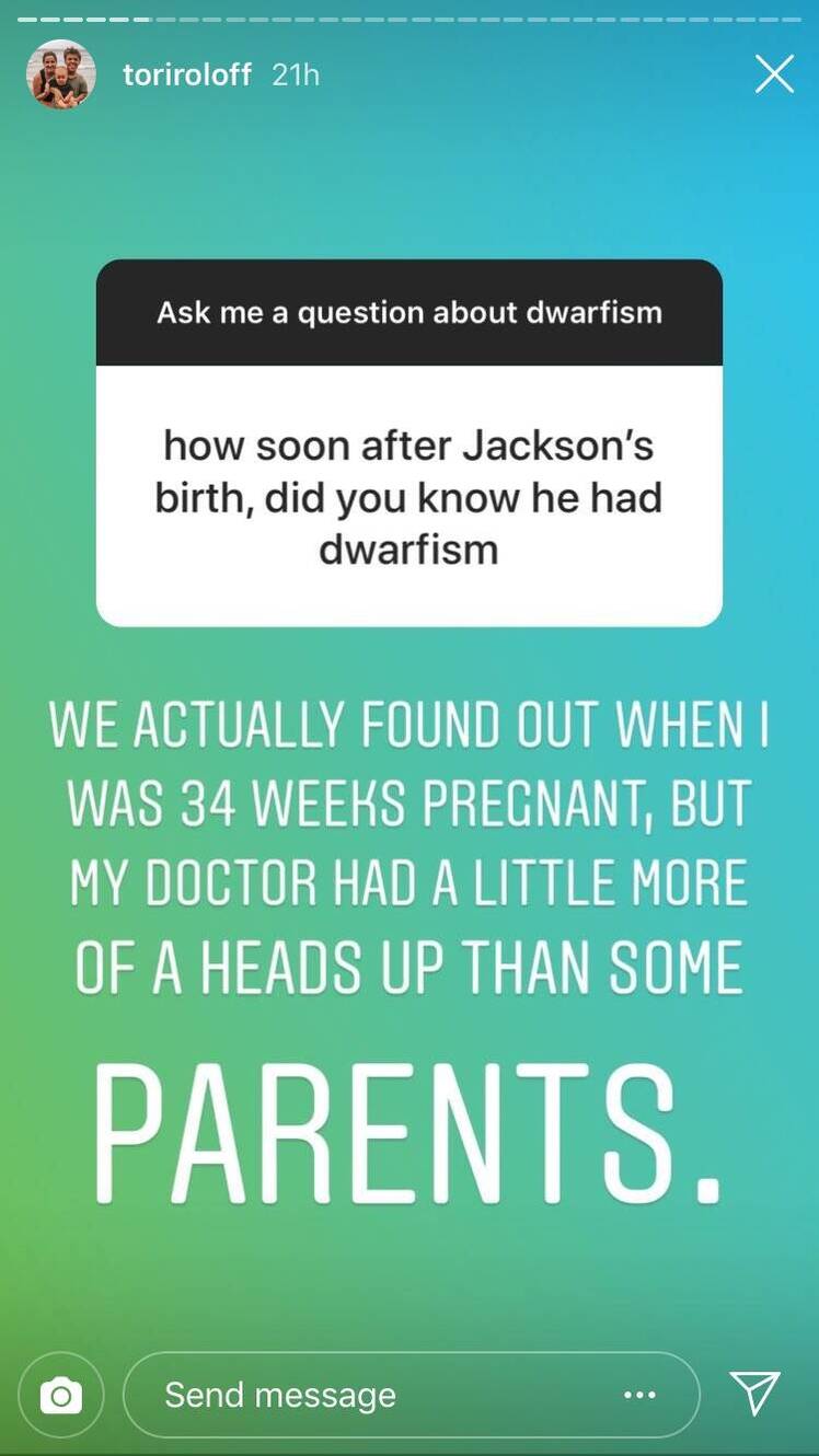 jackson roloff dwarfism