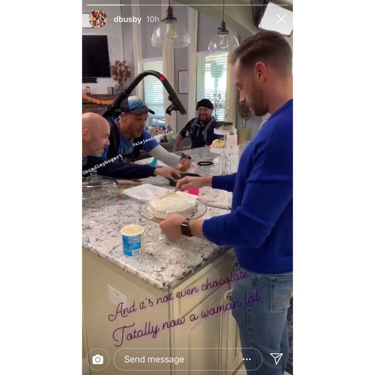 Danielle Busby Mocks Adam On Instagram