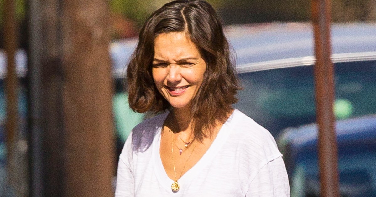 Katie Holmes Looks Happy On The Set Of New Movie — See Pics!