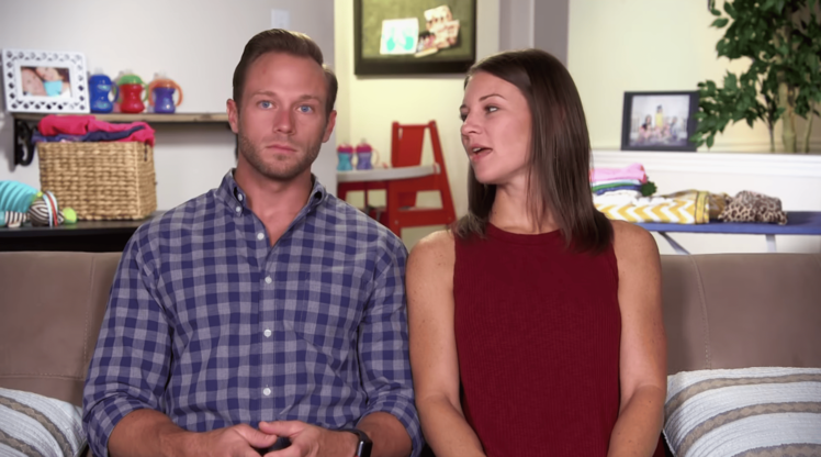 Danielle Talking While Looking At Adam Busby On 'OutDaughtered'