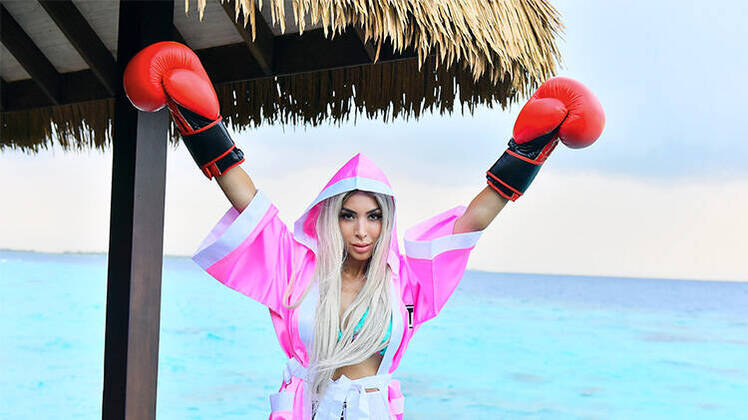 farrah abraham celebrity boxing maldives