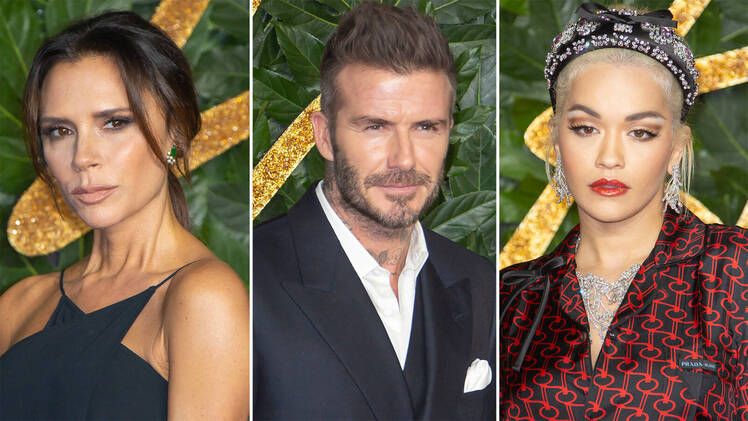 Victoria Beckham Turns Back David Beckham Rita ora