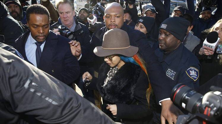cardi b court strip club fight