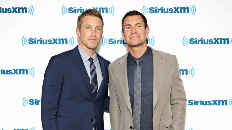 Jeff Lewis and Gage Edward at an event