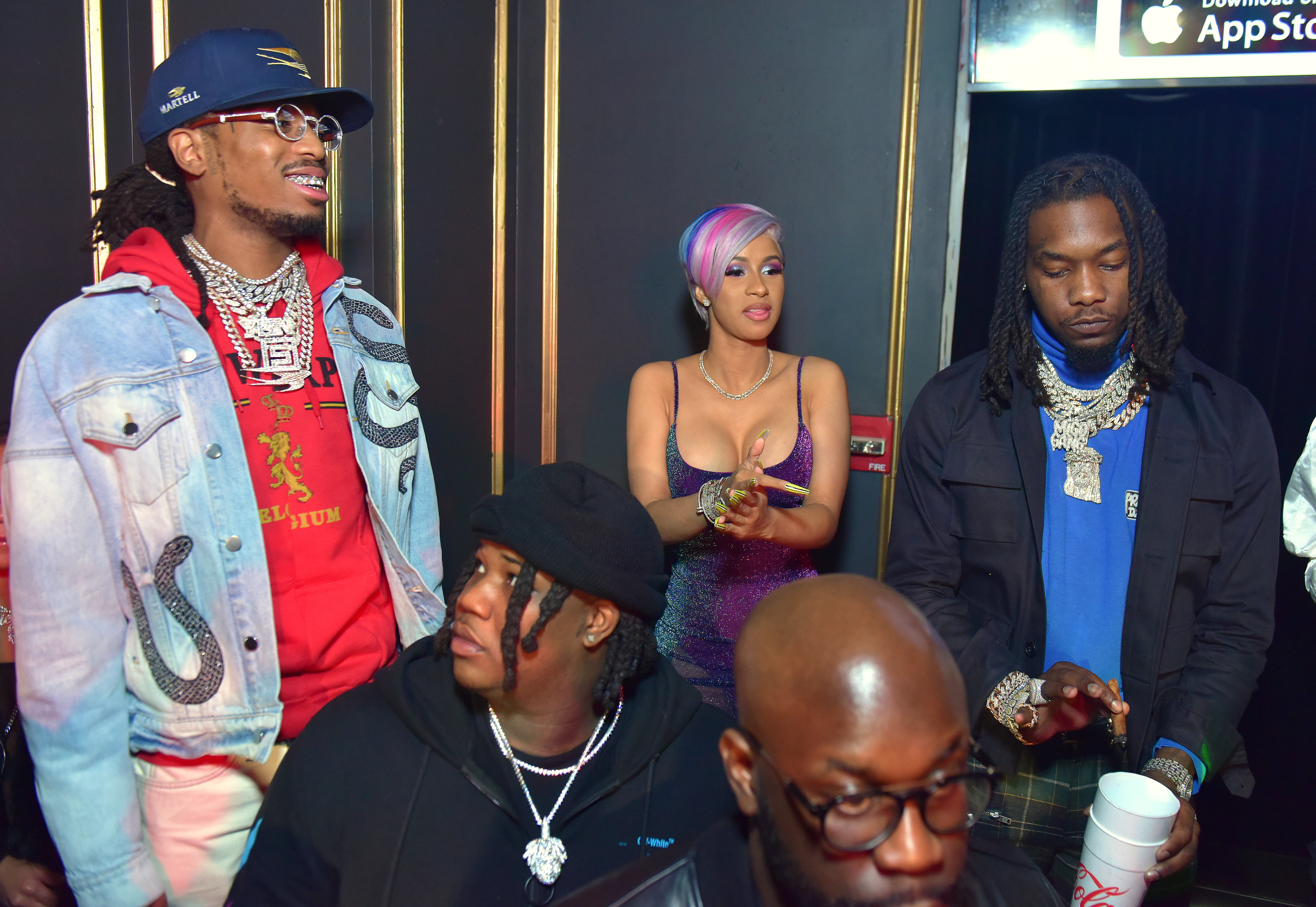 Cardi B, Offset team up for pre-Super Bowl show: 'Let's get it poppin'