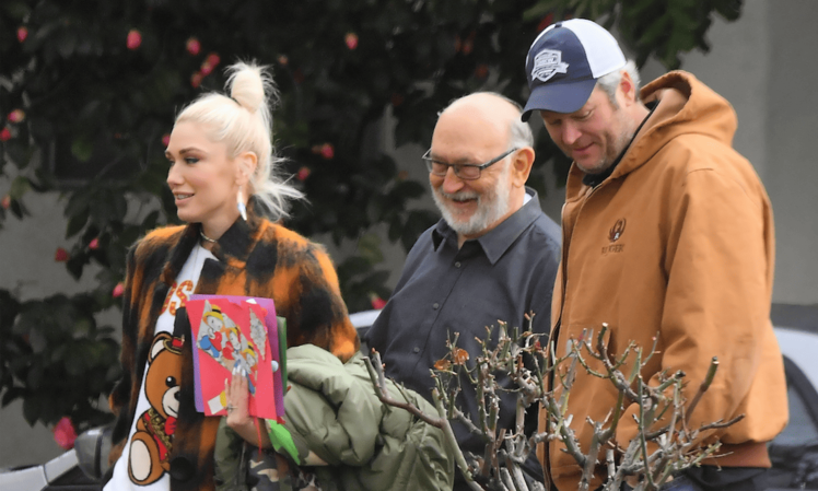 Blake Shelton and Gwen Stefani spotted spending time with her family