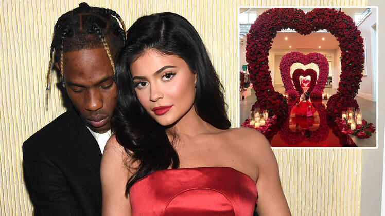 Kylie Jenner Travis Scott Valentines Day