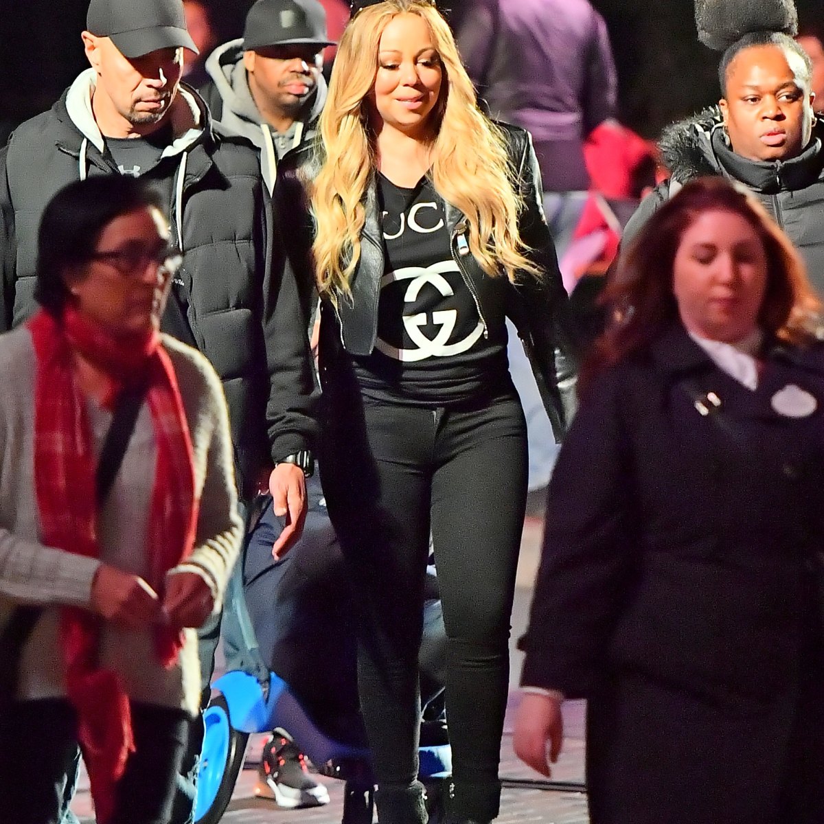 Mariah Carey Brings Daytime Drama to New York in Gucci Flatform Slides –  Footwear News