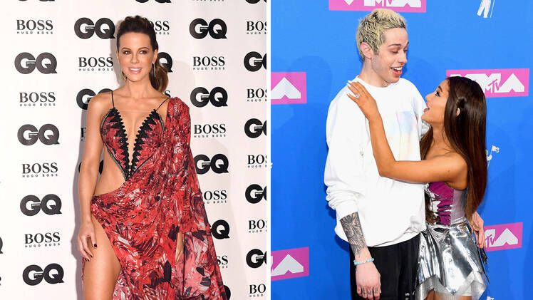 kate beckinsale really helped pete davidson get over ariana grande Roth