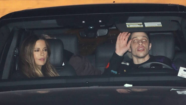 Kate Beckinsale and Pete Davidson have dinner at Nobu