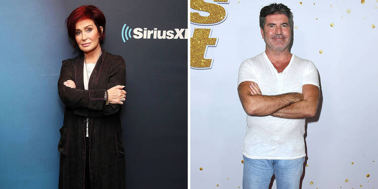Sharon Osbourne and Simon Cowell