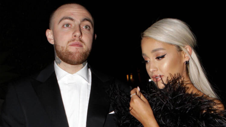 ariana grande with mac miller