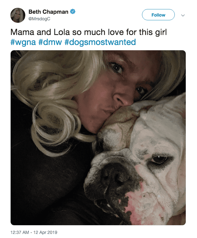 beth chapman and dog