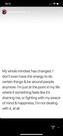khloe ig mindset
