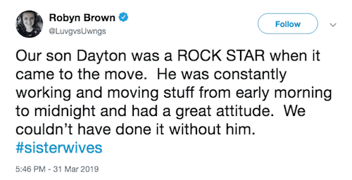 robyn brown tweet