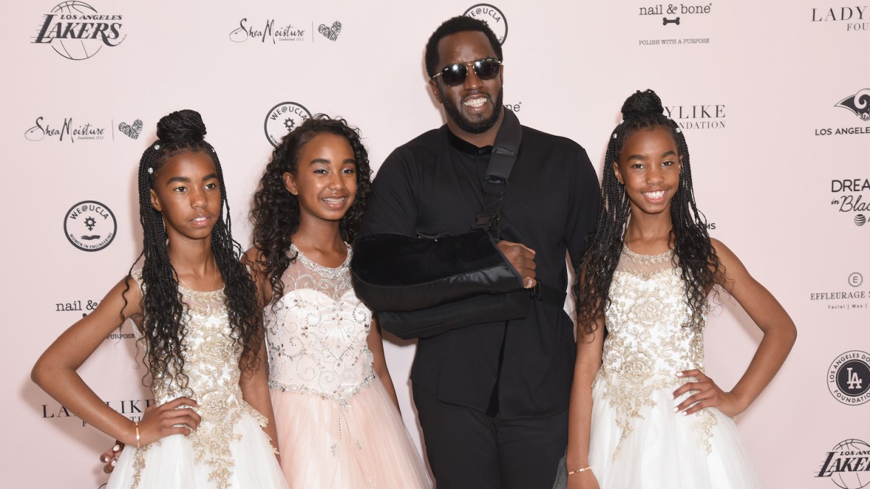 Sean 'Diddy' Combs Seen With His Daughters Before Mother's Day