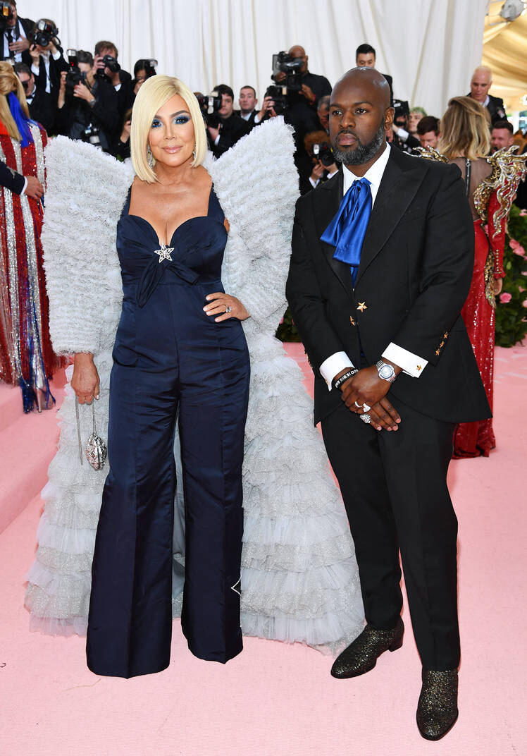Kris Jenner and Corey Gamble at the 2019 Met Gala