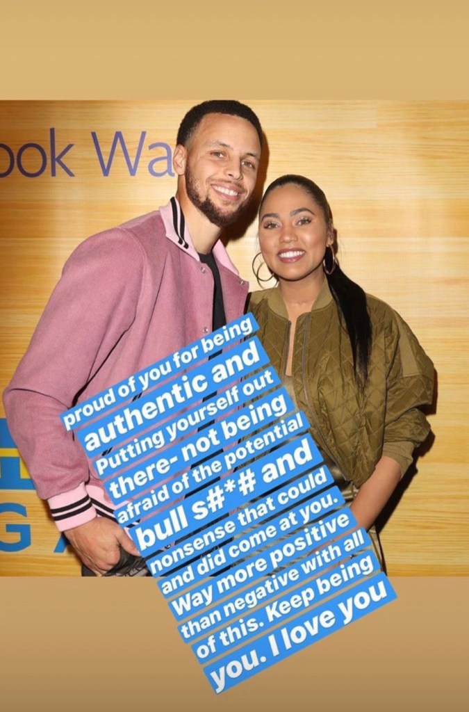 Steph Curry Defends Wife After Backlash Over Male Attention Comments