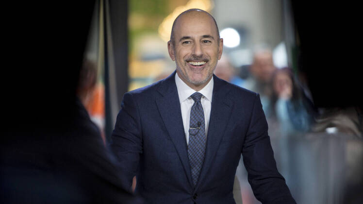 Matt Lauer Smiling on the Today Show