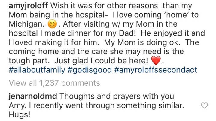 Jen Arnold Sends Hugs to Amy Roloff